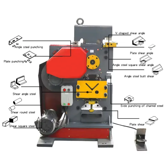 Hydraulic Punching and Metal Shearing Machine Ironworker